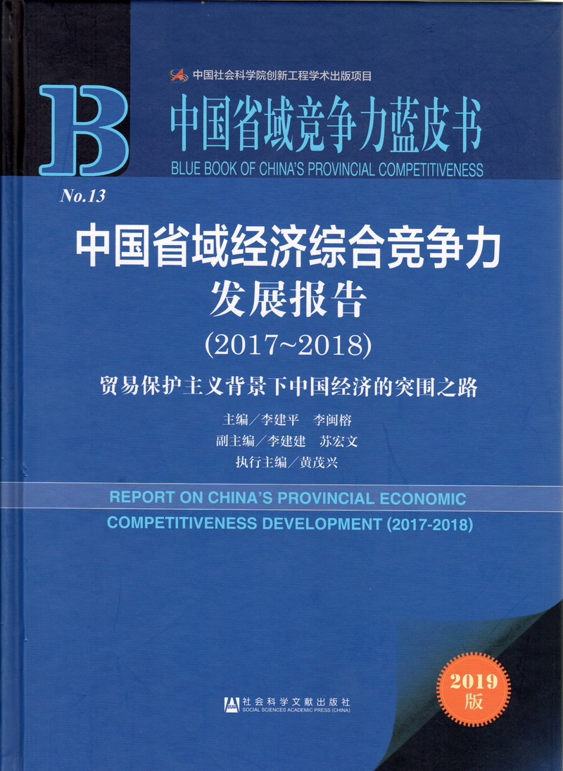 在线操b视频网中国省域经济综合竞争力发展报告（2017-2018）